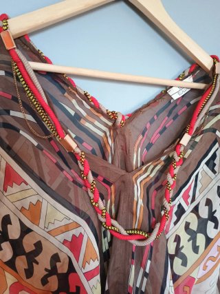 Blusa Boho Ella Luna.Talla Única.