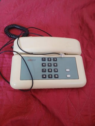 Telefono fisso vintage SIRIO beige