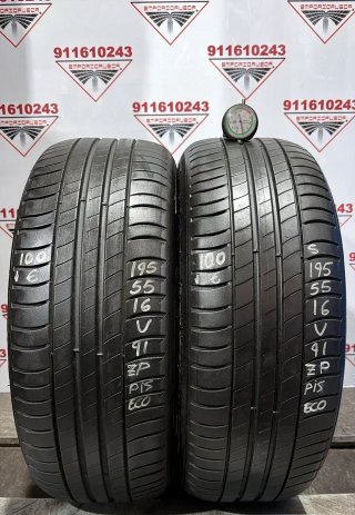 195 55 16 V MICHELIN RUEDA AL 90% VIDA UTIL
