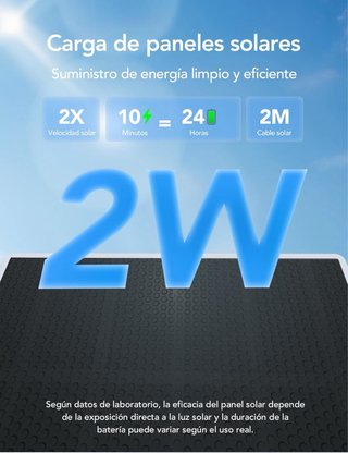 NUEVO! Cámara Vigilancia 2K 4MP Solar Exterior