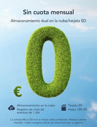 NUEVO! Cámara Vigilancia 2K 4MP Solar Exterior
