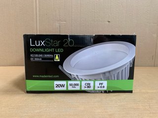 Luces techo LuxStar 20W 3000K 50/60Hz
