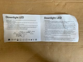 Luces techo LuxStar 20W 3000K 50/60Hz