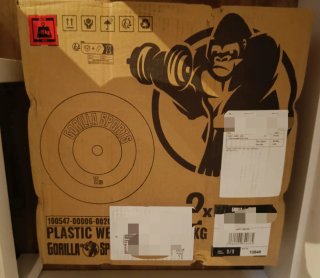 Disco de Pesas Plástico 15 kg marca gorila