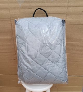 Funda Chaise Longue Gris/Blanco