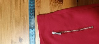 Pantalón Cortefiel Rojo-Fucsia Talla 44