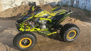 Quad Honda TRX 450 ER Negro/Amarillo