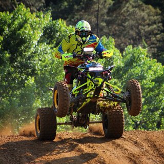 Quad Honda TRX 450 ER Negro/Amarillo
