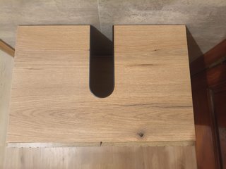 Mueble de lavabo de madera