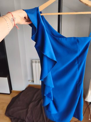 Vestido azul fiesta talla L