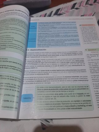 Economía de la empresa, 2o Bachillerato
