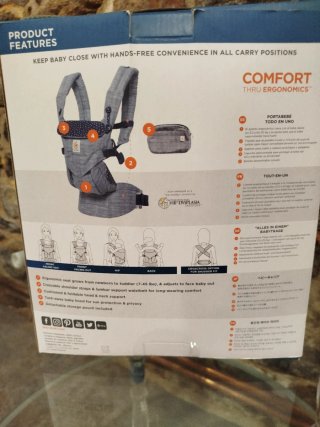 NUEVA Mochila Ergobaby Omni 360+funda invierno