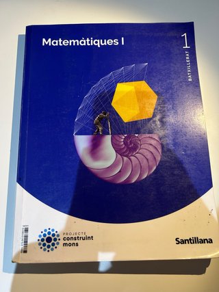 Matemàtiques I 1 Batxillerat : Projecte constru...