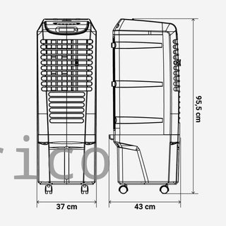 Climatizador 25L Modo Frío y Evaporación - IZAMAL 8025W