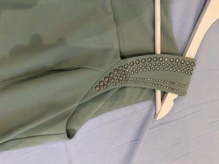 Abito donna verde taglia L Made in Italy