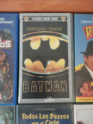 Lote 6 Películas VHS: Batman, Roger Rabbit, George