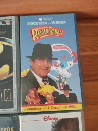 Lote 6 Películas VHS: Batman, Roger Rabbit, George