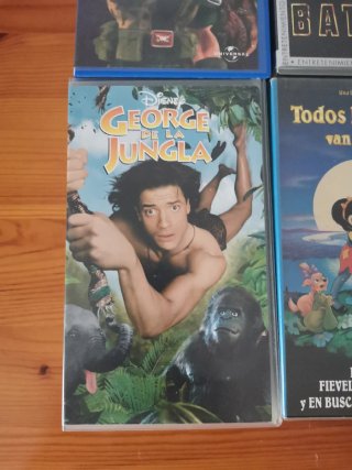 Lote 6 Películas VHS: Batman, Roger Rabbit, George
