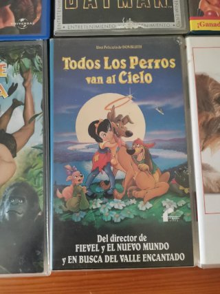 Lote 6 Películas VHS: Batman, Roger Rabbit, George