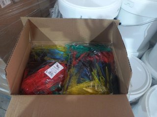 1000 Tenedores Plástico Colores Fiesta Buñuelos