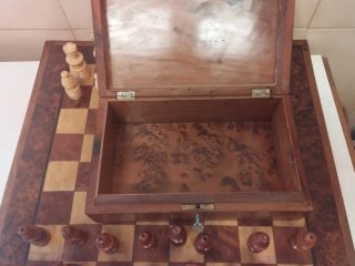Juego Ajedrez Madera Enebro y Limonero