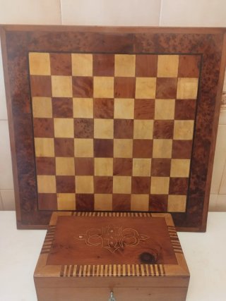 Juego Ajedrez Madera Enebro y Limonero