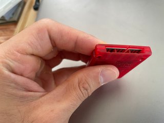 Ps2 Memory Card 8MB Hori Red Rossa Magic Gate Play