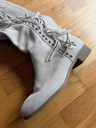 Botas Beige Talla 40