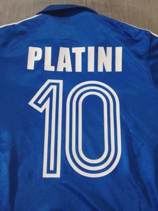 Maglia Francia 1984 autografata Platini