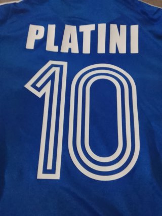 Maglia Francia 1984 autografata Platini