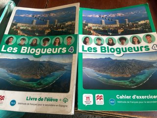 LIBRO FRANCÉS y CUADERNO ACTIVIDADES 4 ESO