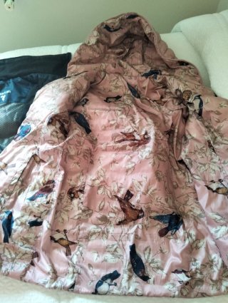 Lote 3 Abrigos Negro y Rosa