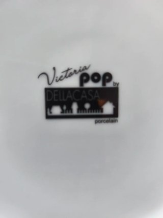 6 Platos Victoria Porcelana