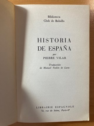 Cuatro libros de historia de España