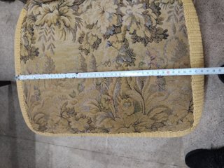 Sedia Vintage Tessuto Floreale Legno