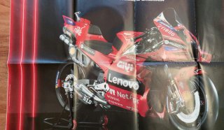 Poster Ducati Desmosedici GP 2023 Bagnaia