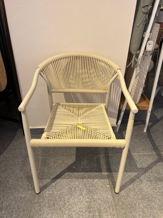 Sedia Livadia Kave home alluminio beige