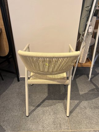 Sedia Livadia Kave home alluminio beige
