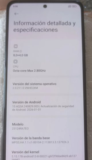 Xiaomi Redmi Note 13 5G 256 GB. 8+4 RAM