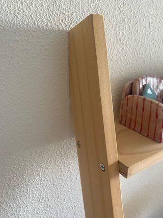 Estantería Escalera Madera y Metal