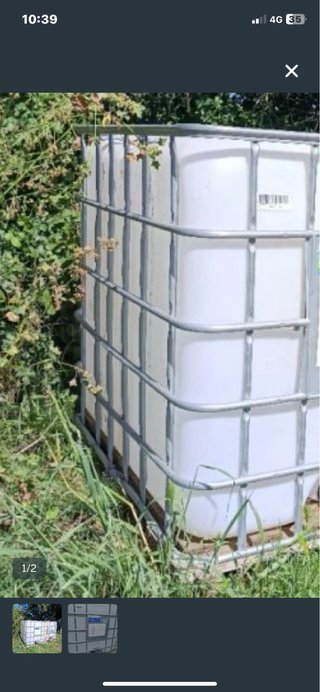 Depósito agua 1000L