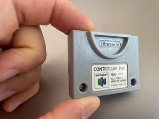 100% Originale Nintendo N64 Memory Pak Pack Comple