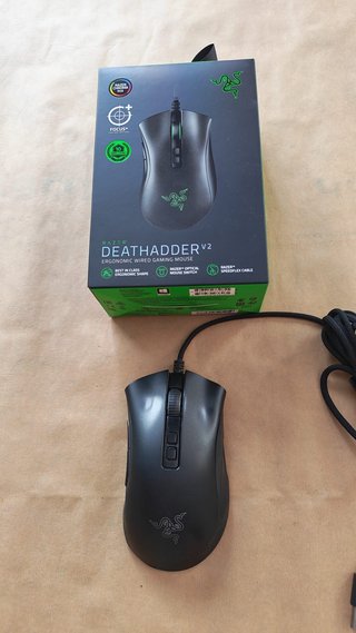 TECLADO RAZER HUNTSMAN V2 + RATON + AURICULARES