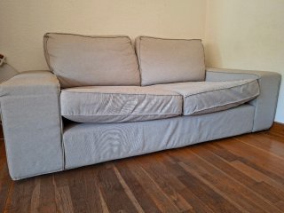 Sofá 2 plazas Kivik Ikea Beige