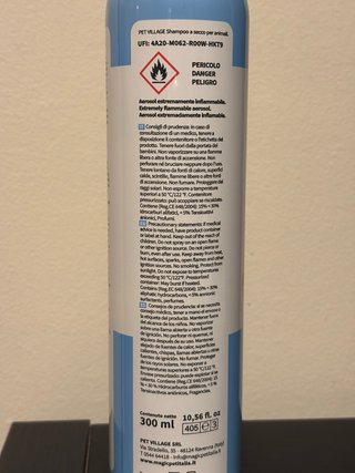 Magic Pet Mousse Shampoo a Secco Talco