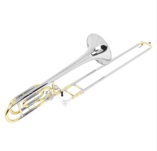 Trombón de varas tubería ancha