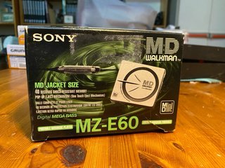 Sony Walkman MiniDisc MZ-E60 Plata/Azul
