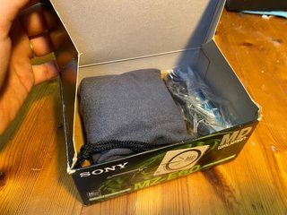 Sony Walkman MiniDisc MZ-E60 Plata/Azul