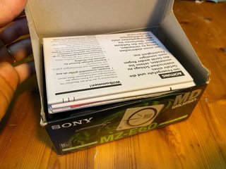 Sony Walkman MiniDisc MZ-E60 Plata/Azul