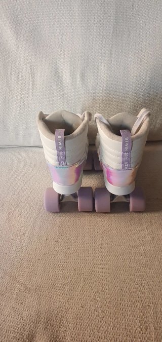 Patines 4 ruedas blancos talla 35